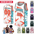 Custom Name & Number Basketball Jerseys Team Uniform Shirt, Personalized Jersey Sports Wear for Adult Youth Kid Gifts for fan