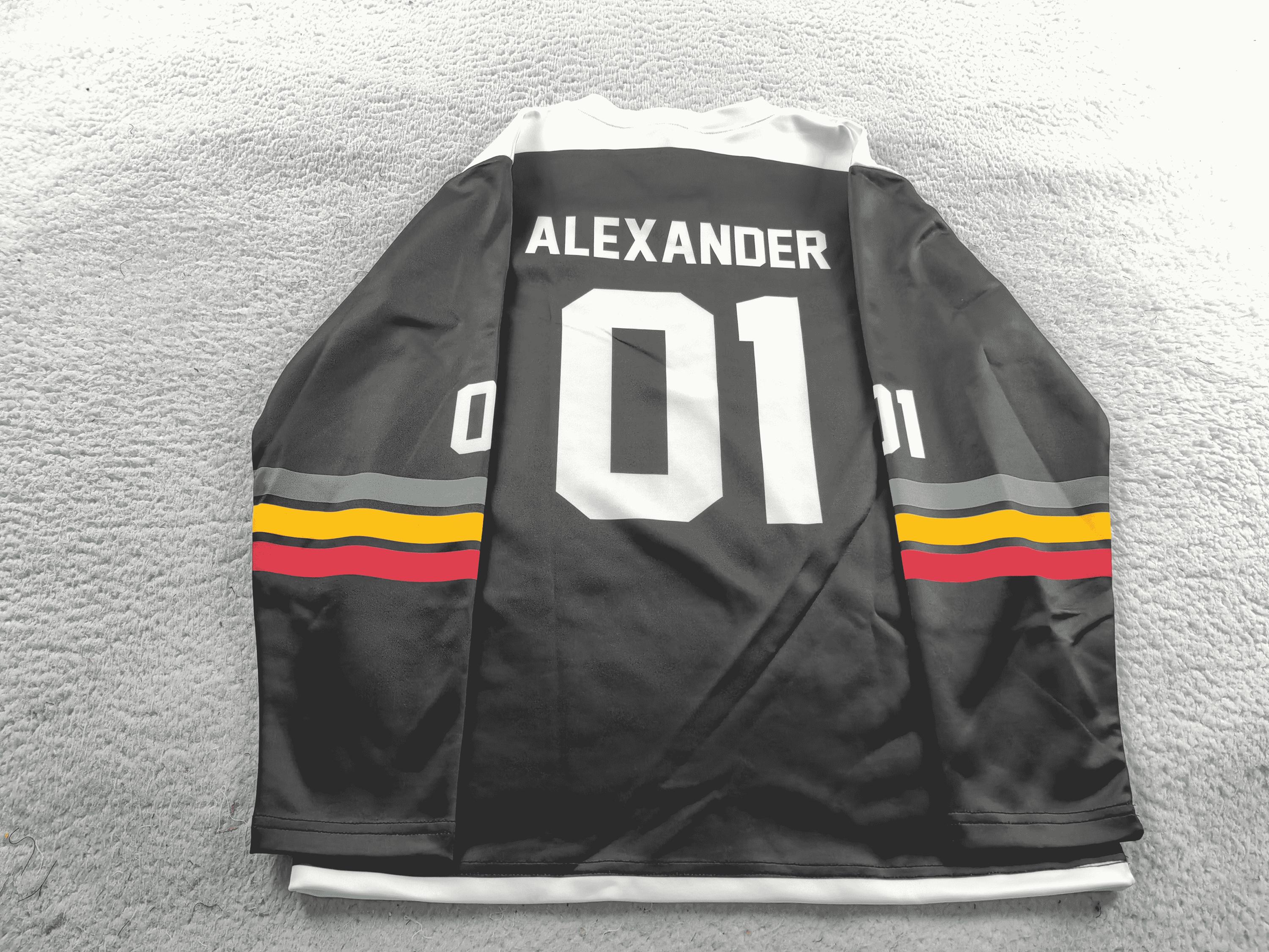 Personalized Team Name Number Logo Ice Hockey Jersey, Custom Game Day Outfit For Fans Lover Hockey Shirt Jersey Uniform