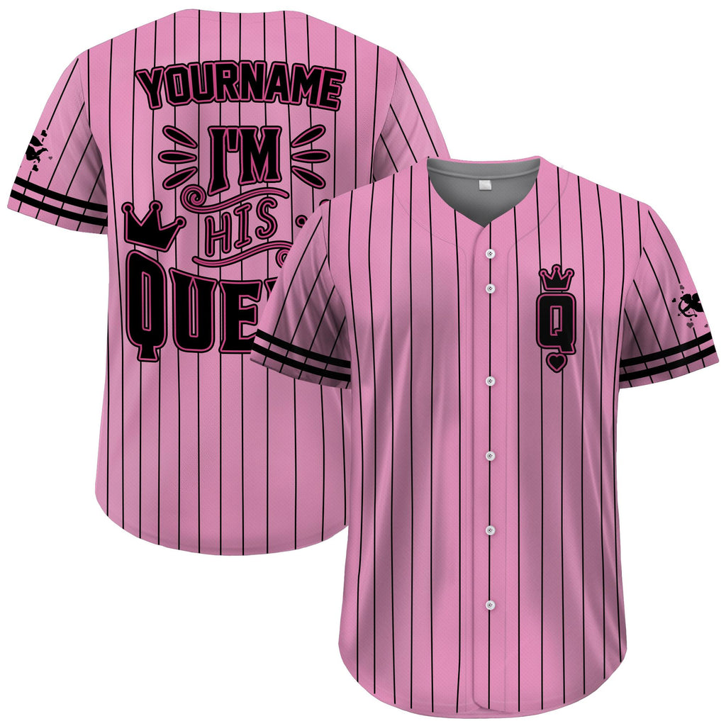 Custom Valentine Baseball Jersey for Women Men, Custom Valentine Gift Baseball Shirt For Him Her Boys, Valentine Gifts For Baseball Lover