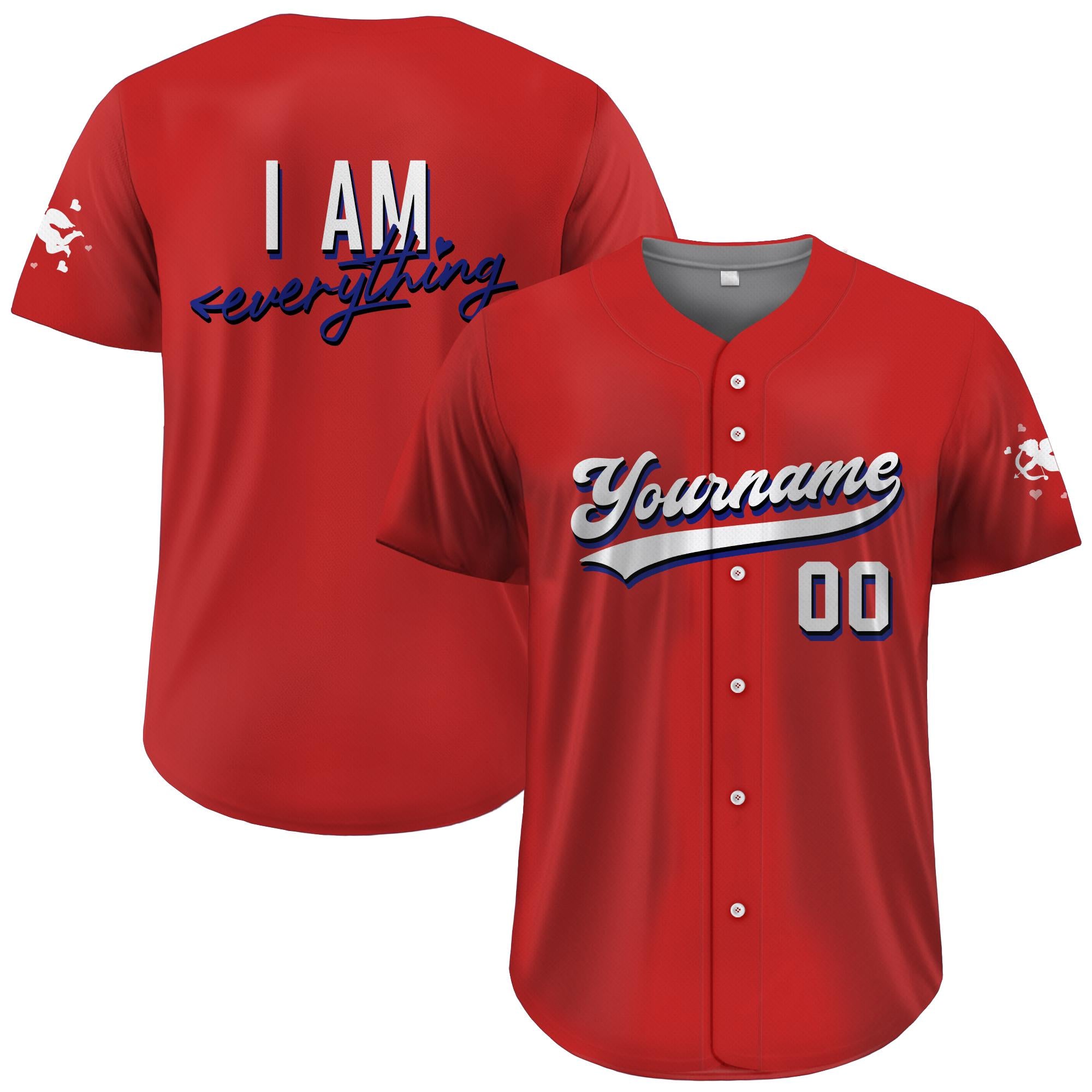 Custom Name Number Valentine Baseball Jersey for Women Men, Custom Valentine Gift Baseball Shirt For Him Her Boys, Matching Valentine Shirt