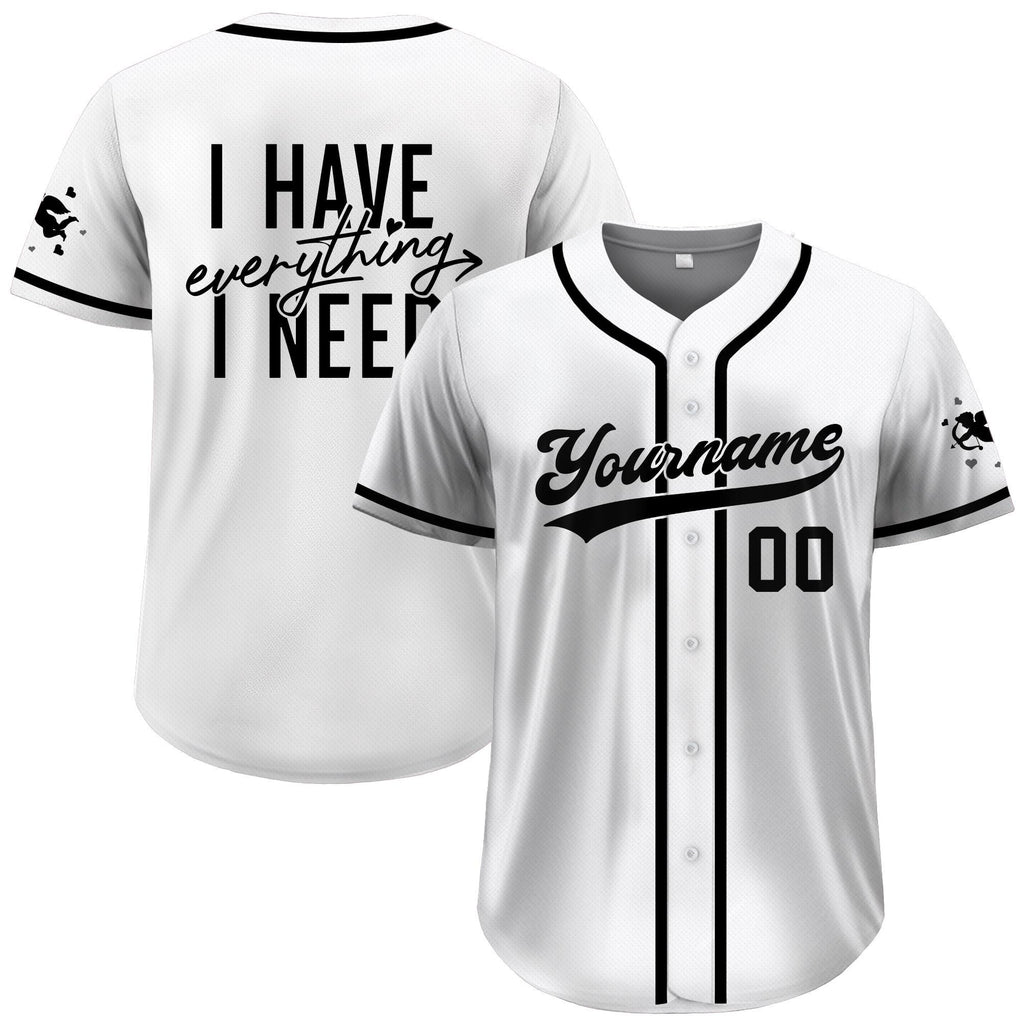 Custom Name Number Valentine Baseball Jersey for Women Men, Custom Valentine Gift Baseball Shirt For Him Her Boys, Matching Valentine Shirt