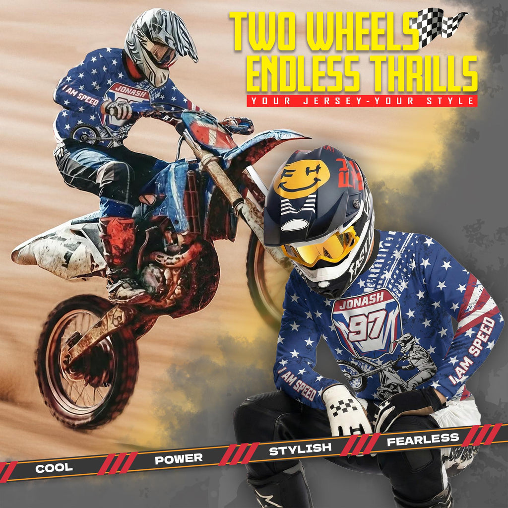 Custom Motocross Jersey for Men Women Youth, Custom Dirt Bike Long Sleeve Shirt Motocross Jersey Gift, Racing Team Shirts