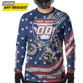 Custom Motocross Jersey for Men Women Youth, Custom Dirt Bike Long Sleeve Shirt Motocross Jersey Gift, Racing Team Shirts