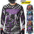 Custom Name Number Motocross Rider Gift, Personalized Motocross Jersey for Adult Youth, Racing Team Shirt, Dirt Bike Long Sleeve Shirt