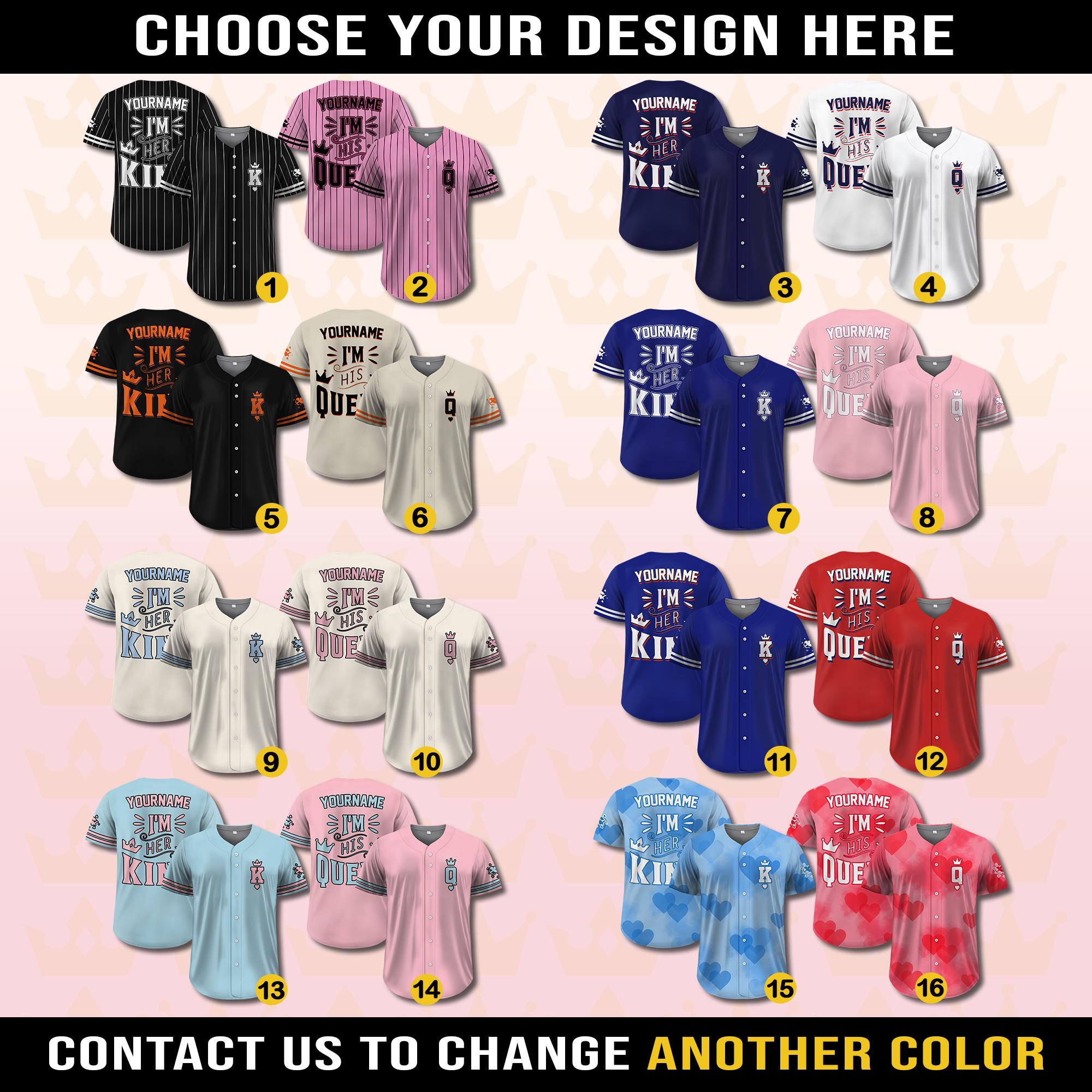 Custom Valentine Baseball Jersey for Women Men, Custom Valentine Gift Baseball Shirt For Him Her Boys, Valentine Gifts For Baseball Lover