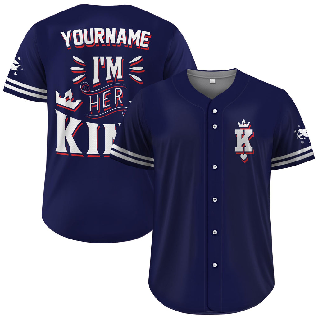 Custom Valentine Baseball Jersey for Women Men, Custom Valentine Gift Baseball Shirt For Him Her Boys, Valentine Gifts For Baseball Lover