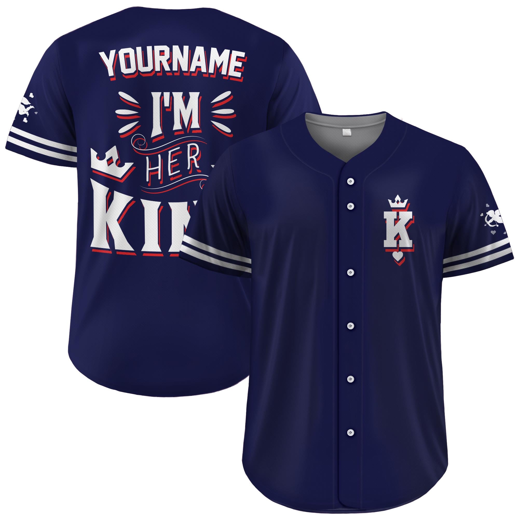 Custom Valentine Baseball Jersey for Women Men, Custom Valentine Gift Baseball Shirt For Him Her Boys, Valentine Gifts For Baseball Lover