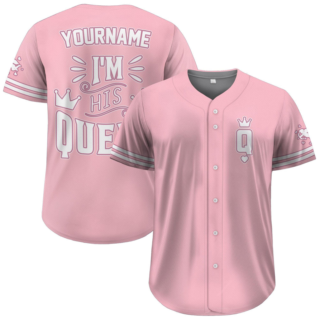 Custom Valentine Baseball Jersey for Women Men, Custom Valentine Gift Baseball Shirt For Him Her Boys, Valentine Gifts For Baseball Lover