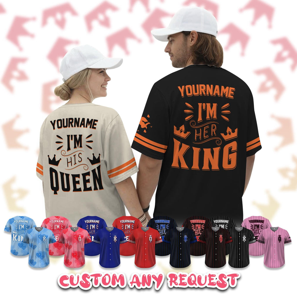 Custom Valentine Baseball Jersey for Women Men, Custom Valentine Gift Baseball Shirt For Him Her Boys, Valentine Gifts For Baseball Lover