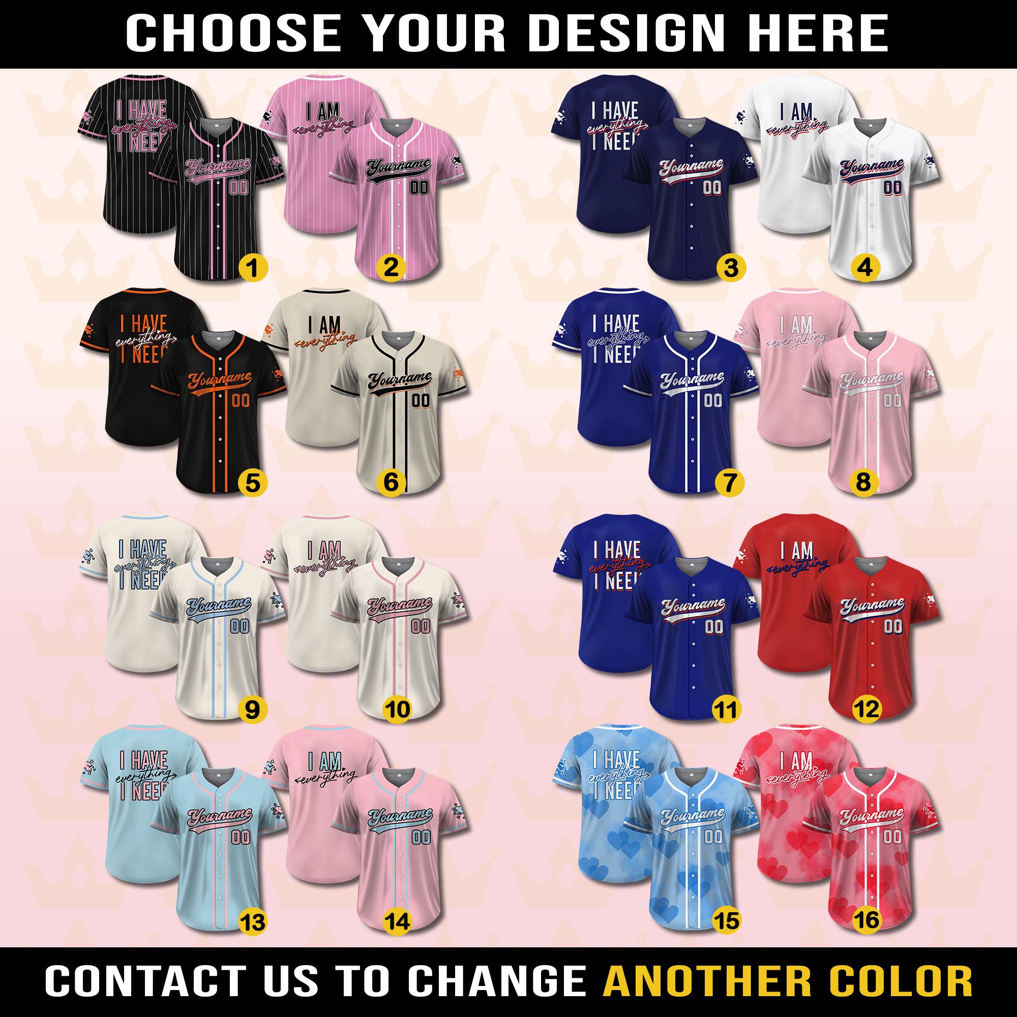 Custom Name Number Valentine Baseball Jersey for Women Men, Custom Valentine Gift Baseball Shirt For Him Her Boys, Matching Valentine Shirt