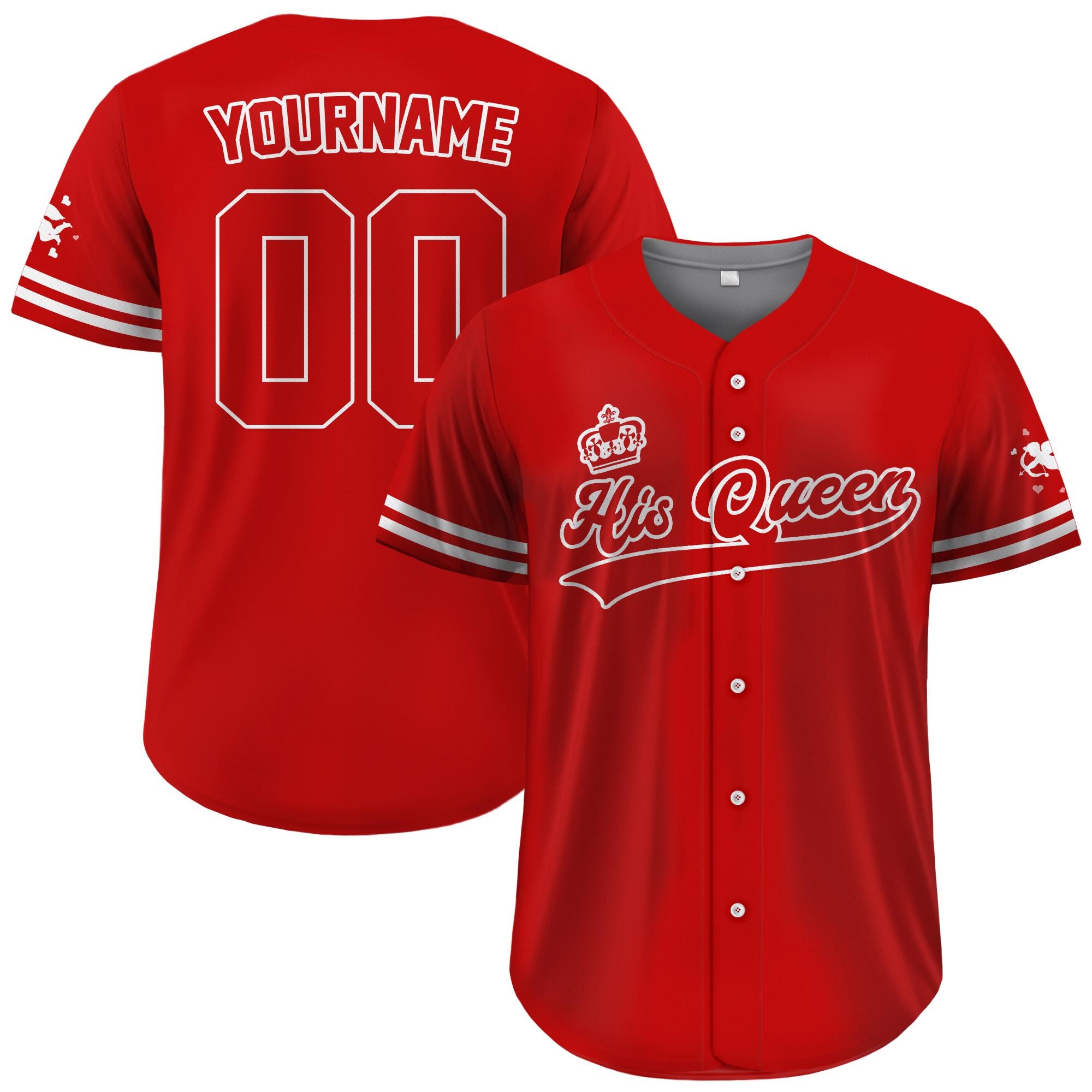 Custom Valentine Baseball Jersey for Couple Matching, Custom Matching Valentine Shirt, Valentine Gift Baseball Shirt For Him Her Boys