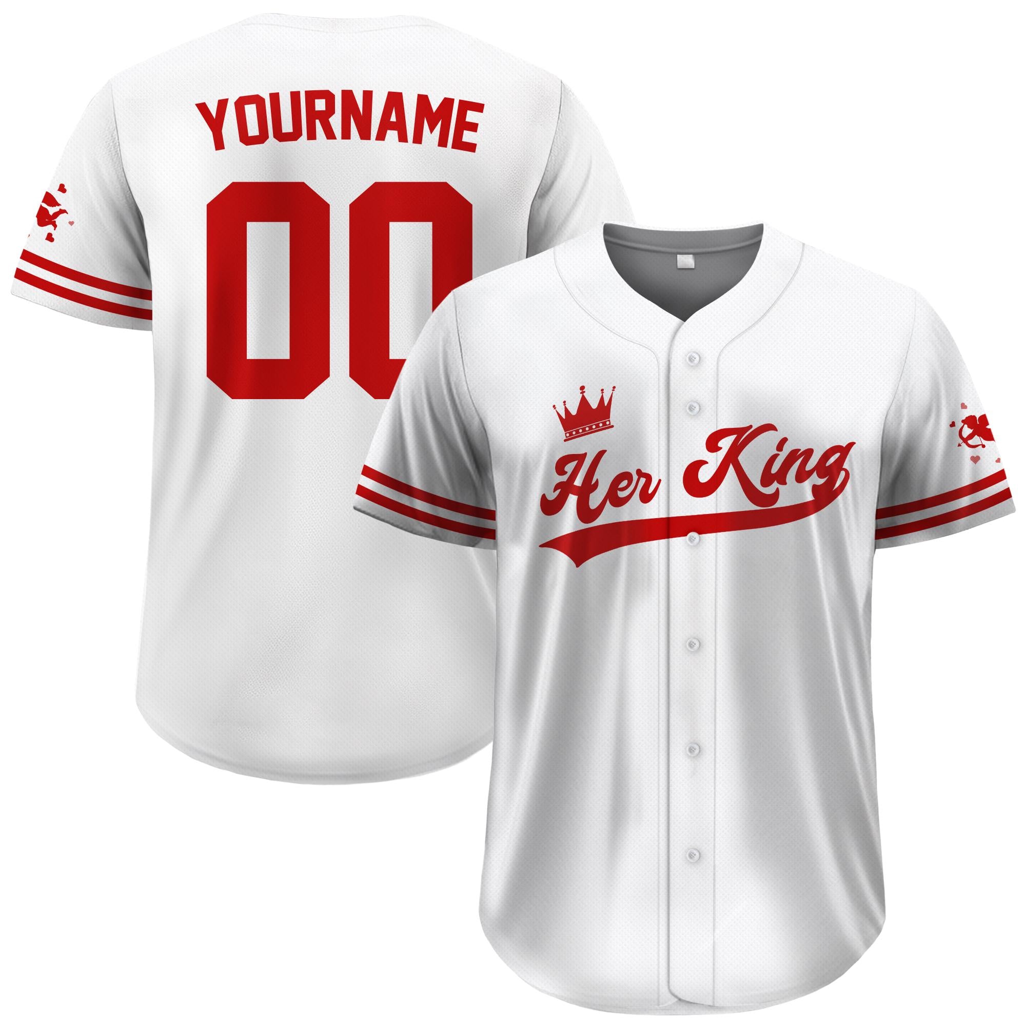 Custom Valentine Baseball Jersey for Couple Matching, Custom Matching Valentine Shirt, Valentine Gift Baseball Shirt For Him Her Boys