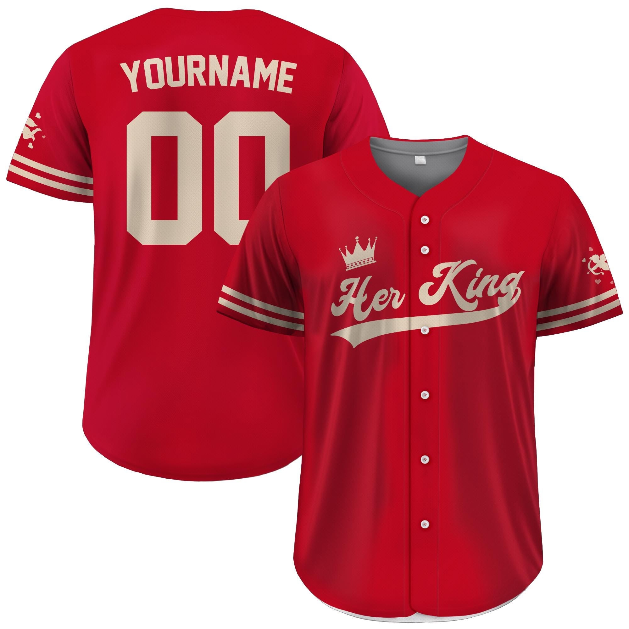 Custom Valentine Baseball Jersey for Couple Matching, Custom Matching Valentine Shirt, Valentine Gift Baseball Shirt For Him Her Boys