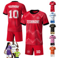 Custom Soccer Team Shirt for Men Women Youth Kid, Personalized Jersey with Name Logo Number, Red Soccer Jersey Shirt
