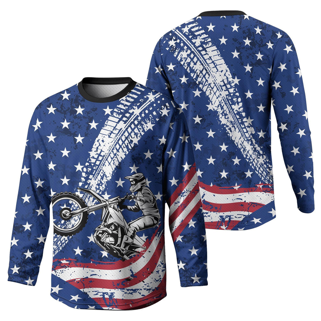 Custom Motocross Jersey for Men Women Youth, Custom Dirt Bike Long Sleeve Shirt Motocross Jersey Gift, Racing Team Shirts