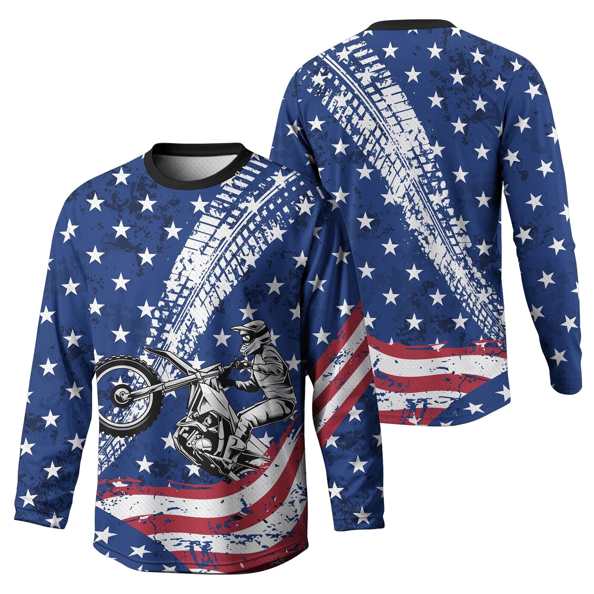 Custom Motocross Jersey for Men Women Youth, Custom Dirt Bike Long Sleeve Shirt Motocross Jersey Gift, Racing Team Shirts
