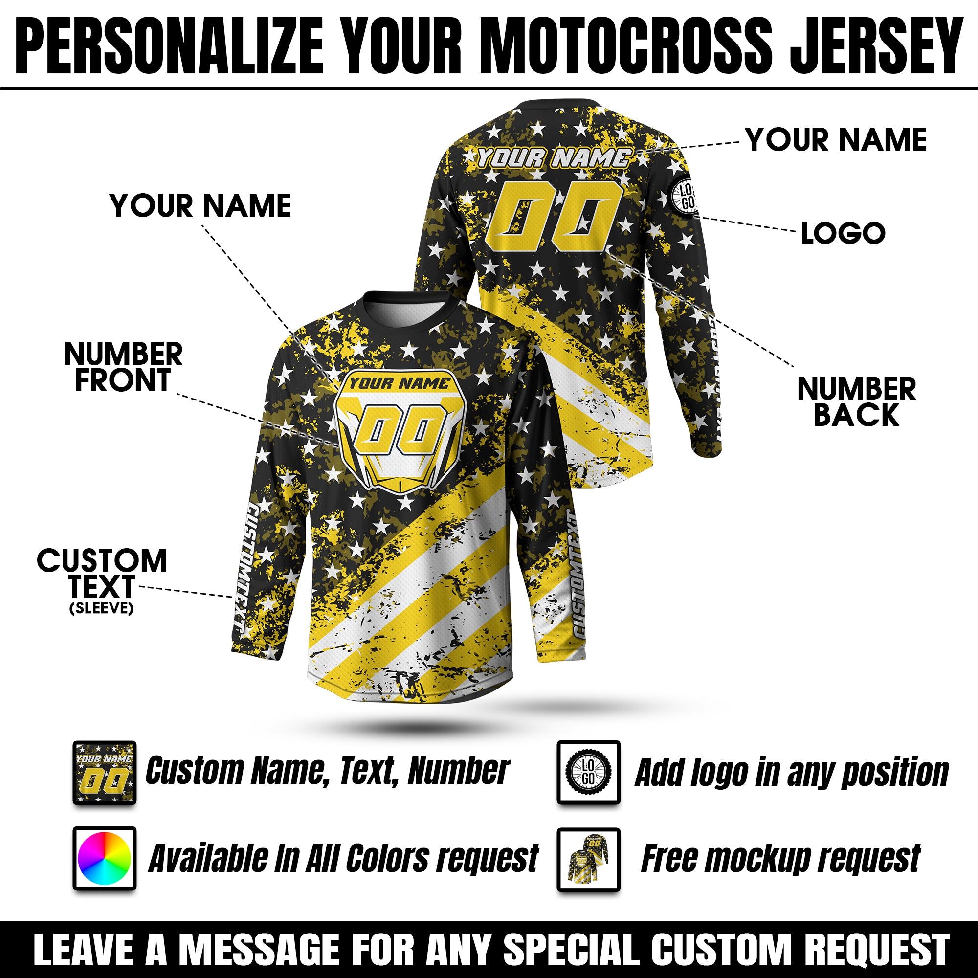 Custom Motocross American Flag Racing Shirt for Adult Youth, Custom Dirt Bike Long Sleeve Shirt Motocross Jersey Gift, Racing Team Shirts