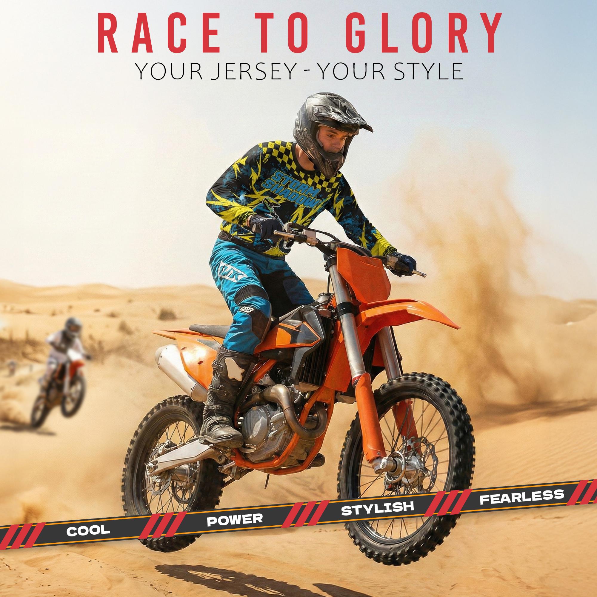 Custom Name Number Motocross Rider Gift, Personalized Motocross Jersey for Adult Youth, Racing Team Shirt, Dirt Bike Long Sleeve Shirt