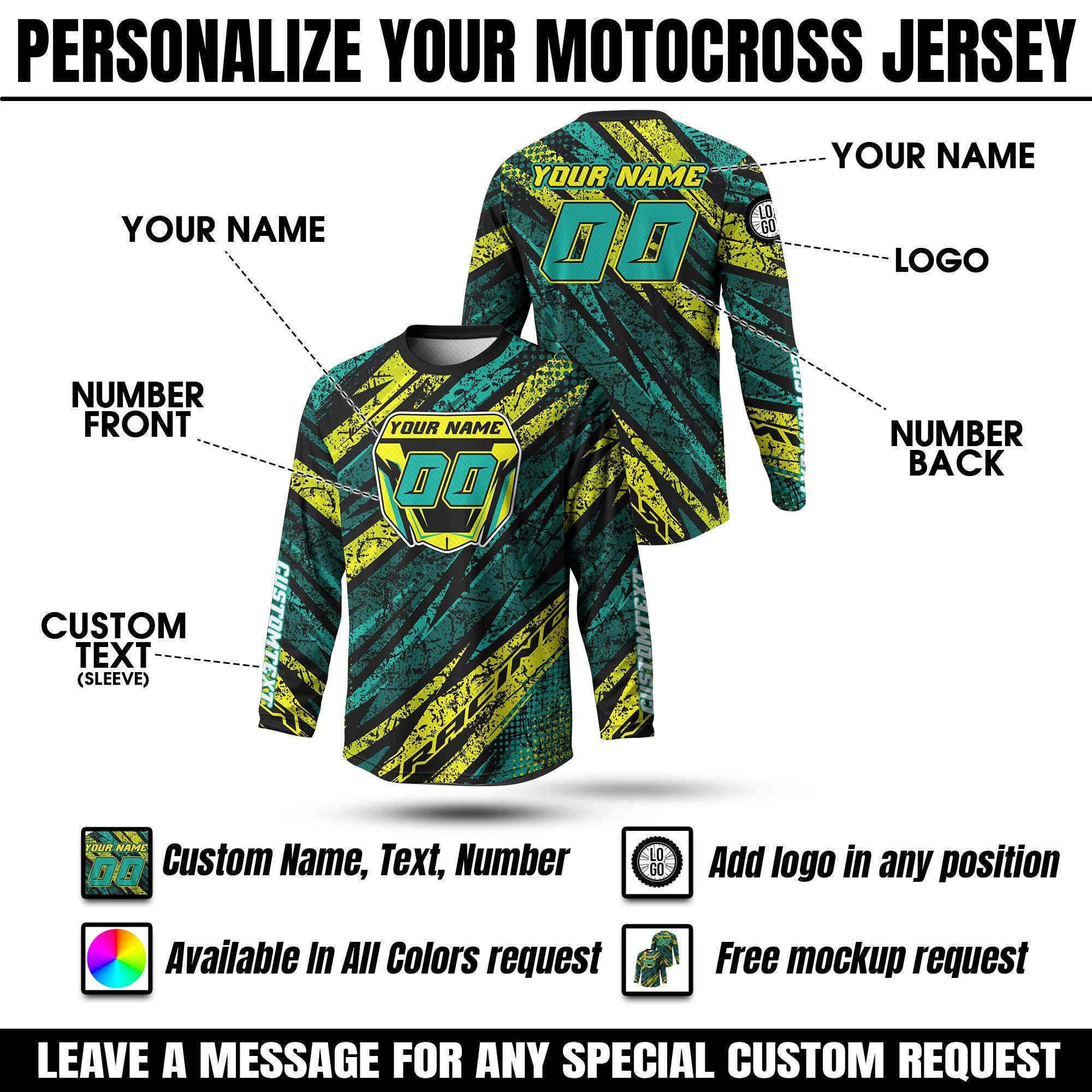 Personalized Racing team shirt Dirt Bike Jersey Youth & Adult, Custom Name Number Motocross Jersey Team Rider Gift, Racing Team Shirt